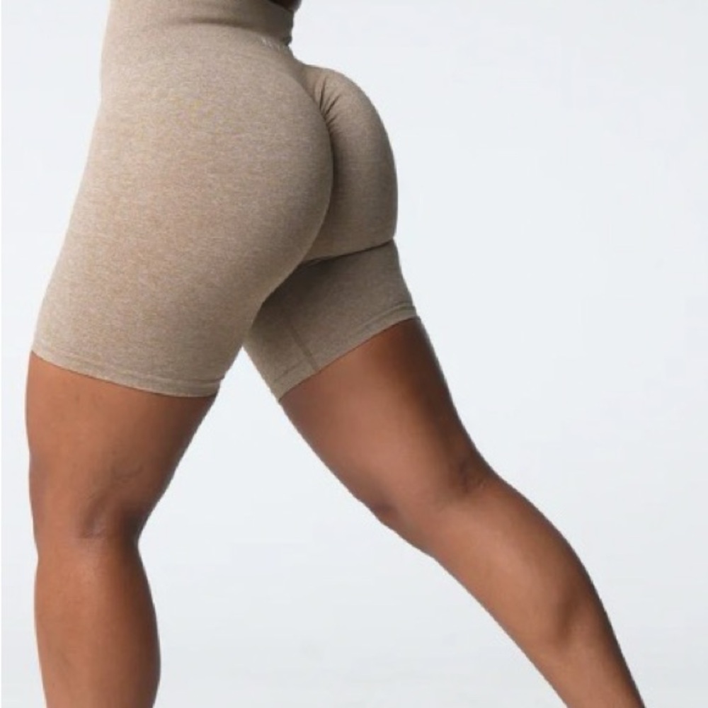 NVGTN Tan Bike Shorts for Women BEIGE